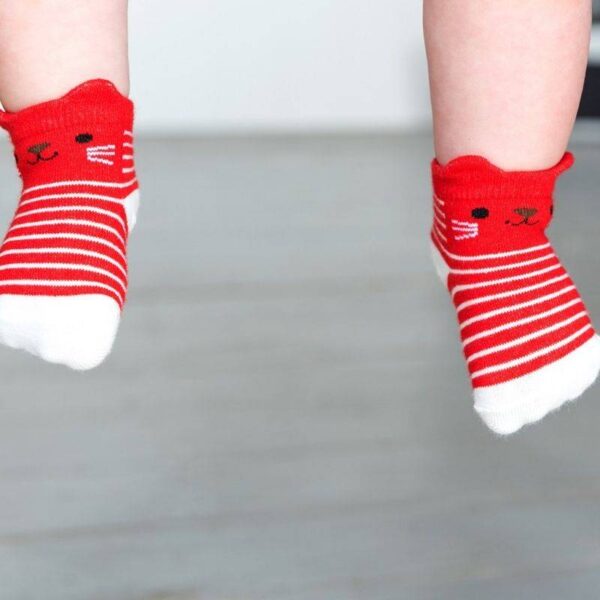 Rex London – Бебешки чорапки – Котето Куки – 4 чифта - Technomani