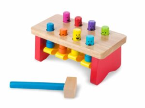 Melissa & Doug – Дървена игра с чукче - Technomani