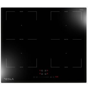 Керамичен плот за вграждане Tesla HI6200TB Керамичен плот за вграждане Tesla HI6200TB, 7200 W, 4 зони, Touch Screen, Функция Boost, 9 степени на мощност, Защита от деца, Черен - Technomani