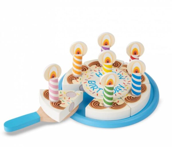 Melissa & Doug – Дървен комплект – Направи празнична сметанова торта - Technomani