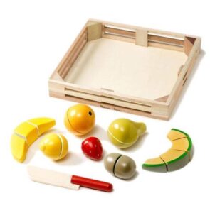 Melissa & Doug – Дървен комплект за рязане – Плодове - Technomani
