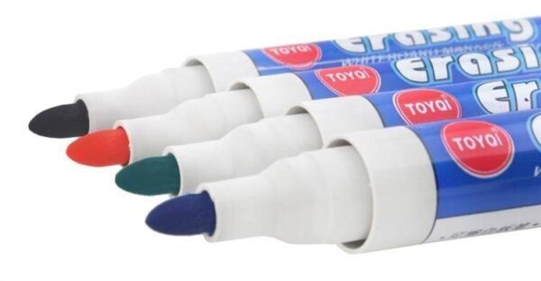 Комплект маркери за бяла дъска – 4 цвята - Technomani