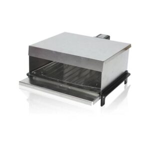 Парти грил Rubino PG-06I, 800W, Подвижна тава с дръжка и скара, Сребрист - Technomani