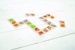 Bigjigs – Дървено домино Сафари Bigjigs – Дървено домино Сафари - Technomani
