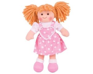 Bigjigs – Детска мека кукла – Руби – 28 см - Technomani