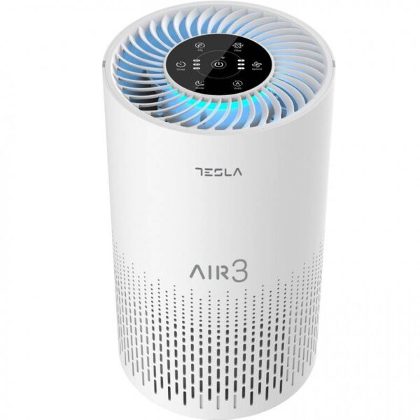 Пречиствател на въздух Tesla Тара Lite 3, 30W, HEPA филтър, Таймер, До 12 м2, Бял - Technomani
