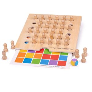 Bigjigs – Дървена настолна игра за памет – Цветно мемо Bigjigs – Дървена настолна игра за памет – Цветно мемо - Technomani