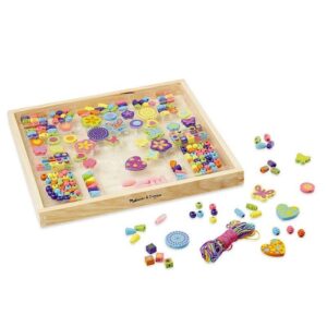 Melissa & Doug – Дървени мъниста за нанизване – Букет от цветя Melissa & Doug – Дървени мъниста за нанизване – Букет от цветя - Technomani