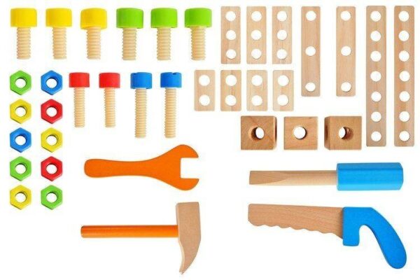 Дървена детска работилница с инструменти  - Technomani