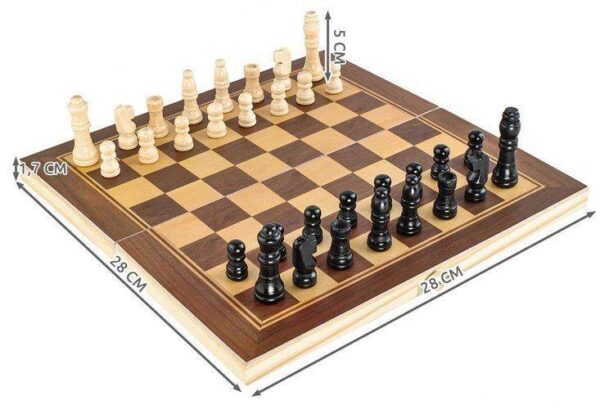 Детски дървен шах - Technomani