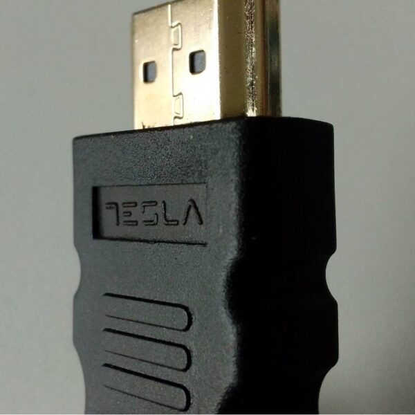 HDMI кабел Tesla TC-A-2.0Z2.0, 90-180 градуса, 4К, 60 Hz, Дължина 2 метра, HDR, Еthernet, Черен - Technomani