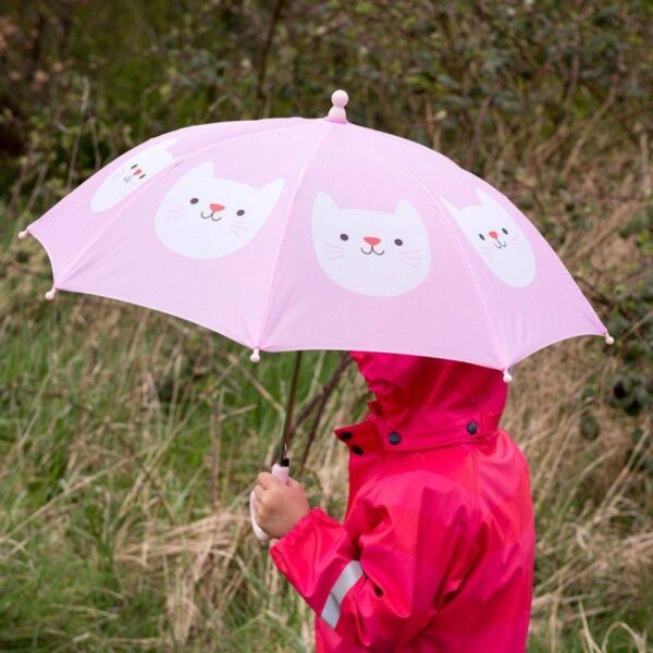 Rex London – Детски чадър – Котето Куки - Technomani