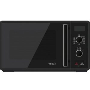 Микровълнова фурна Tesla MW2391MB Микровълнова фурна Tesla MW2391MB, 23 литра, 900W, Грил, Размразяване, Дигитално управление, 5 нива на мощност, Черен - Technomani