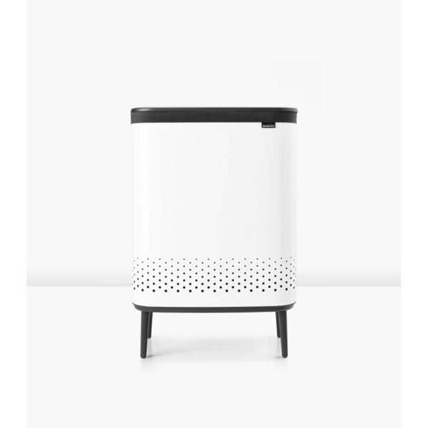 Кош за пране Brabantia Bo 2x45L, White - Technomani