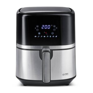 Фритюрник с горещ въздух Air Fryer First Austria FA-5053-3, 1500W, 3.5 литра, Таймер, 80-200 C, Инокс/черен - Technomani