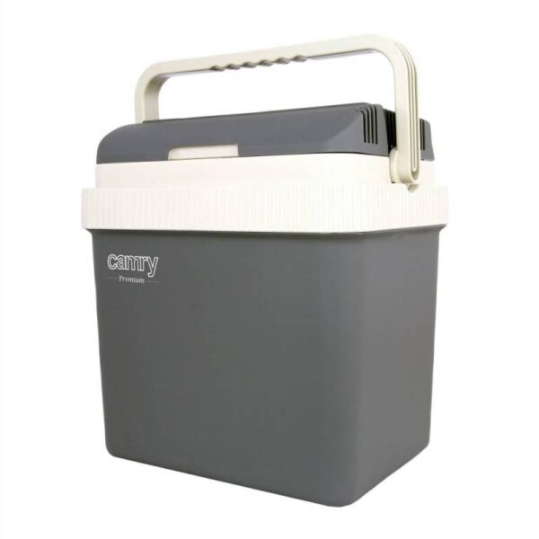 Хладилна чанта Camry CR 8065 , 24 литра, 12V/230V, Охлаждане и затопляне, Включени кабели, Сив - Technomani