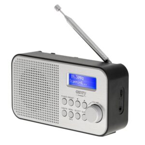 Радио цифрово Camry CR 1179, 2000 mAh, DAB/DAB/FM, Аларма, Жак за слушалки, Сребрист - Technomani
