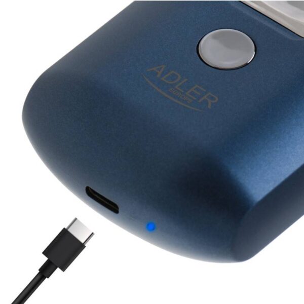 Самобръсначка мини Adler AD 293, 250 mAh, USB Type C, За пътуване, Безжична - Technomani