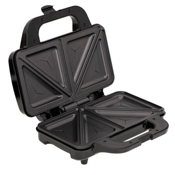 Тостер за сандвичи XL Adler AD 3043, 1300 W, 28.5x15 см, Термостат, Инокс/черен - Technomani