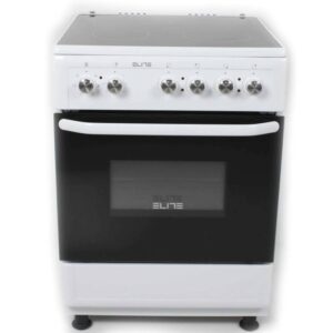 Готварска печка Elite EFC-2532 Готварска печка Elite EFC-2532, 6000 W, Керамичен плот, Ширина 60 см, 4 котлона, Термостат, Осветление, Бял - Technomani