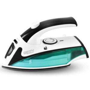 Туристическа ютия Camry CR 5024 Туристическа ютия Camry CR 5024, 1500W Max, Тефлонова плоча, Паров удар, Сгъваема дръжка, Зелен - Technomani