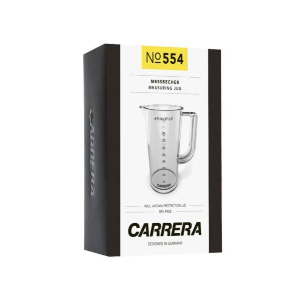 Кана Carrera N554, 800 мл, Топлоустойчива, Мерителна скала, Без BPA, Прозрачен - Technomani