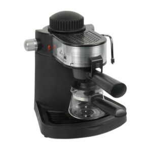 Еспресо машина за мляно кафе Hausberg HB 3715, 3.5 bar, 650 W, 4 чаши, Черен - Technomani
