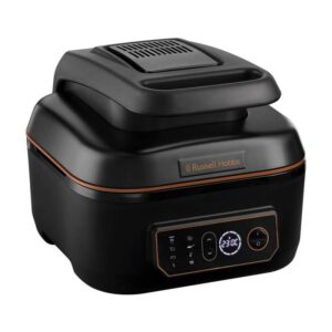 Фритюрник Russell Hobbs SatisFry 26520-56 Фритюрник Russell Hobbs SatisFry 26520-56, 1750 W, 5.5 L, 7 функции за готвене, Черен - Technomani