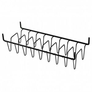 Органайзер за капаци Kinghoff KH 1717, 33.5x3.5x10.8 см, Метал, Черен - Technomani