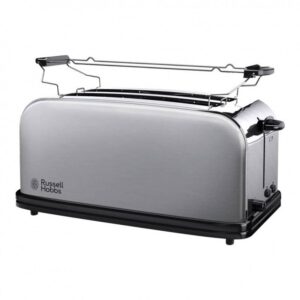 Тостер Russell Hobbs Adventure 23610-56, 1600 W, За 4 филийки, 6 степени, Perfect Toast система за равномерно изпичане, Затопляне, Инокс - Technomani