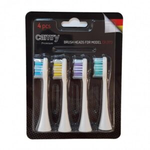 Резервни глави за електрическа четка за зъби Camry CR 2173.1, Съвместими с модел CR 2173, 4бр, Многоцветен - Technomani