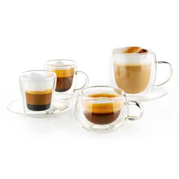 Чаша за еспресо с дръжка Luigi Ferrero Coffeina FR-8014 90ml, 2 броя - Technomani