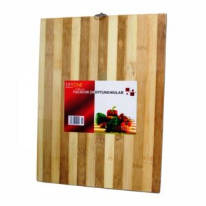 Дъска за рязане Ertone MN-609 Дъска за рязане Ertone MN-609, Двустранна, 26x16 см, Бамбук - Technomani
