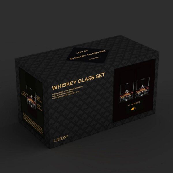 Комплект чаши за уиски LIITON K2 250ml 2 броя - Technomani