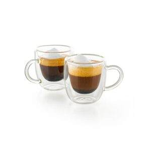 Чаша за еспресо с дръжка Luigi Ferrero Coffeina FR-8014 90ml, 2 броя - Technomani