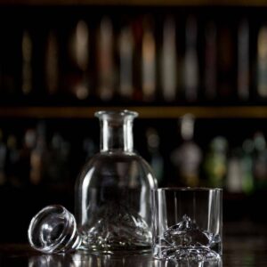 Комплект чаши и бутилка за уиски LIITON Everest 5 части - Technomani