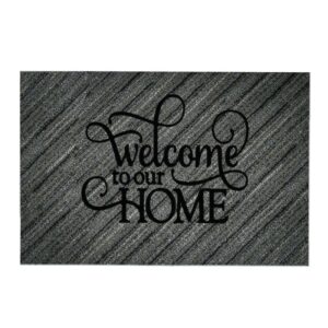 Изтривалка за входна врата Chilai Home 877CHL1163 Изтривалка за входна врата Chilai Home 877CHL1163, 45x70 см, PVC, Сив/Черен - Technomani