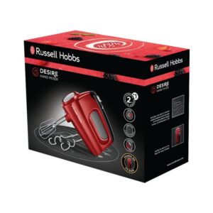 Миксер Russell Hobbs Desire 24670-56, 350W, 5 скорости + Турбо, Червен - Technomani