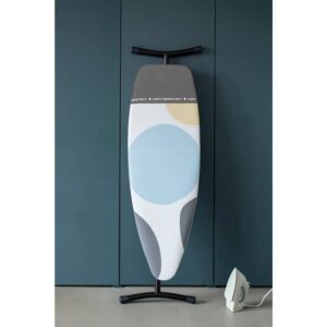 Маса за гладене Brabantia D 135x45cm с топлоустойчива зона за ютия, PerfectFlow Spring Bubbles - Technomani