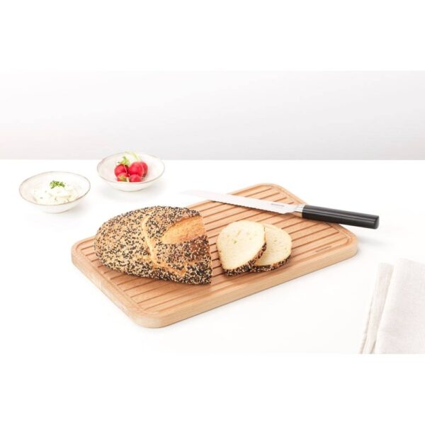 Дъска за рязане Brabantia Profile Wooden 40x25cm, за хляб - Technomani