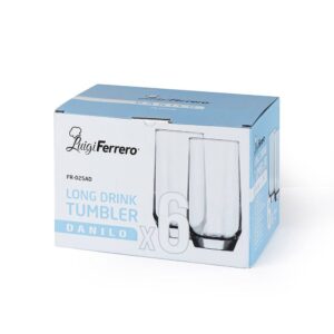 Чаша за вода Luigi Ferrero Danilo FR-025AD 385ml, 6 броя - Technomani