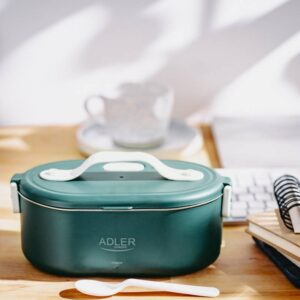 Електрическа кутия за обяд Adler AD 4505, 800 ml, До 70C, Стоманен съд за храна - Technomani