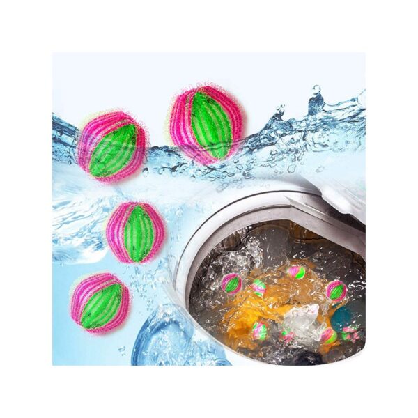 Комплект топки против косми и мъх за пералня и сушилня за многкратна употреба, 6 броя