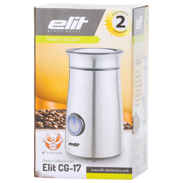 Кафемелачка Elit CG-17, 150 W, Неръждаема стомана