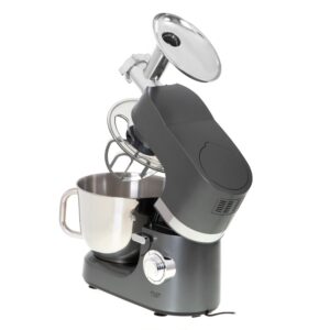 Планетарен кухненски робот Adler AD-4221, 4 в 1, 2200W, 7L, 6 скорости, 6 приставки, Сив