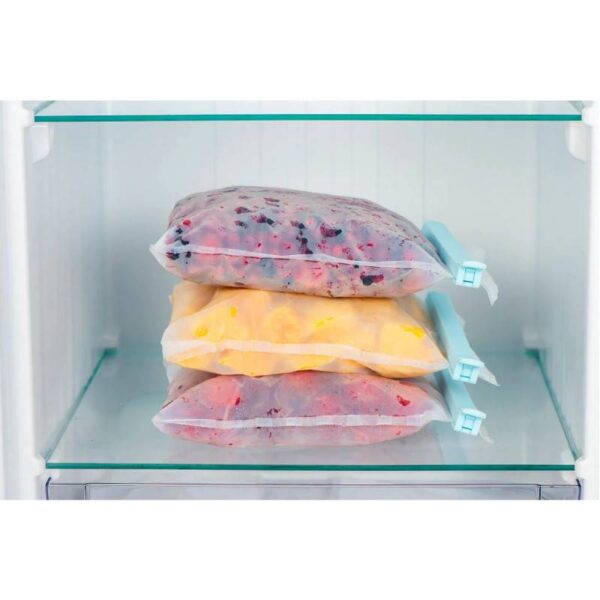 Торбички за замразяване NoStik 1DDD426, 4бр, 17х24 см, С цип, Многократна употреба, Безцветен - Technomani