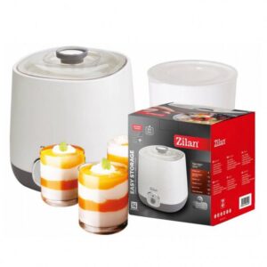 Уред за кисело мляко Zilan ZLN6098 Уред за кисело мляко Zilan ZLN6098, 20W, 1L, Индикаторна светлина, Бял - Technomani