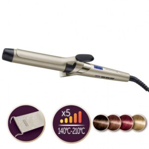Маша за коса Remington Advanced Colour Protect CI8605, Керамика със Shea, UV филтри, Интелигентен сензор, LCD, Max 210C, 32мм, Златист - Technomani