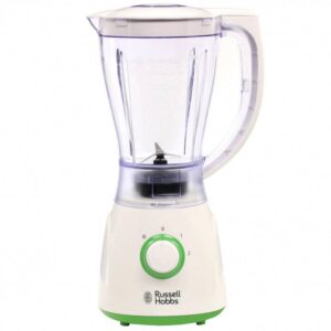 Блендер Russell Hobbs 22250-56, 600W, 1.5L, Функция Puls, 2 скорости, Неръждаема стомана, Бял - Technomani