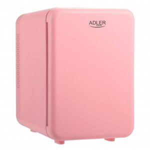 Хладилник мини Adler AD 8084p, 12V/220V, 32-42 W, 4 L, Отопление/Охлаждане, Розов - Technomani